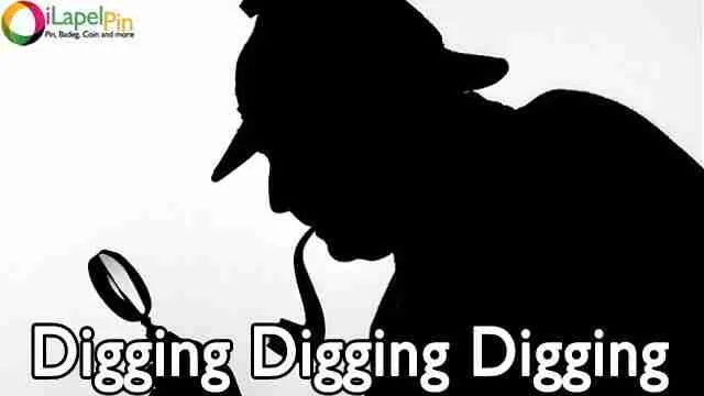 Digging - iLapelpin.com professional custom lapel pins supplier