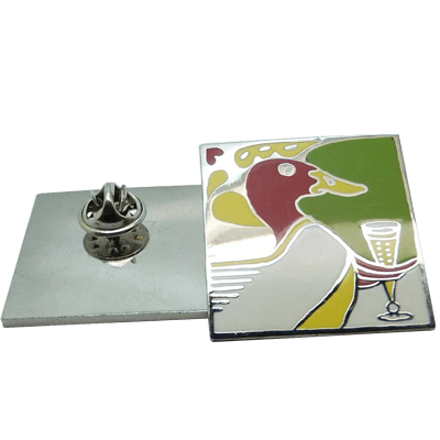 hard enamel lapel pins custom enamel pins supplier square shape lapel pins china ilapelpin.com 2