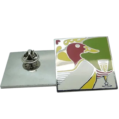 hard enamel lapel pins custom enamel pins supplier square shape lapel pins china ilapelpin.com 2