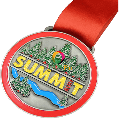 ribbon award Custom Sports Medal - iLapelpin.com - China ribbon award Custom Sports Medals Supplier 1