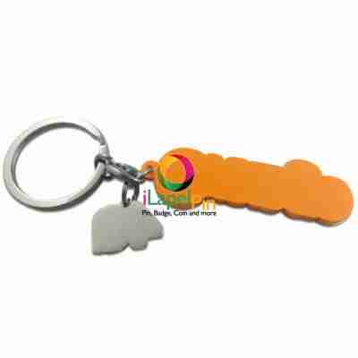 Custom Keychain China Keychains Factory Logo Keychain - iLapelPin.com 1