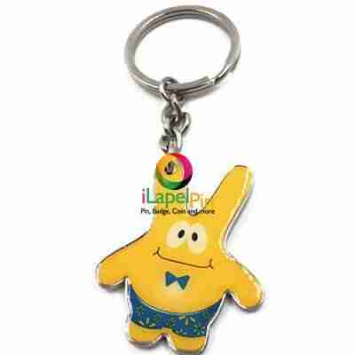 Printed Keyrings China Custom Logo Keychains Factory - iLapelPin.com 2