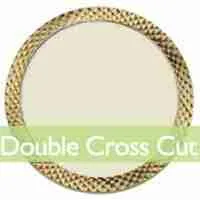 12 Challenge Coin Double Cross Cut Edge - iLapelpin.com