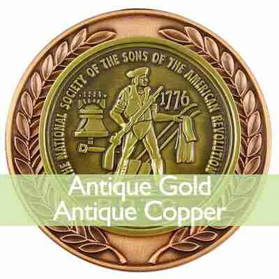 4-Antique-Gold-and-Antique-Copper-Plating-Coin-iLapelpin.com