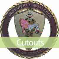 cutouts Challenge Coin - iLapelpin.com