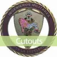 cutouts Challenge Coin - iLapelpin.com