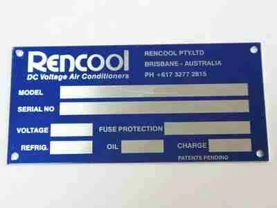 Custom Nameplate Sample 2 Custom Nameplate Sample 2